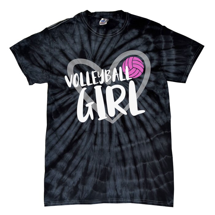 Volleyball For Teen Girls  Love Volleyball Tie-Dye T-Shirt