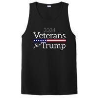 Veterans For Trump 2024 Conservative Republican Trump 2024 PosiCharge Competitor Tank