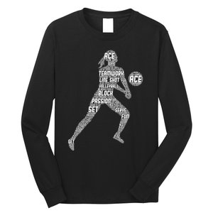 Volleyball For Teen Girls  Love Volleyball Long Sleeve Shirt