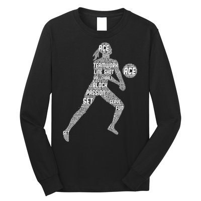 Volleyball For Teen Girls  Love Volleyball Long Sleeve Shirt