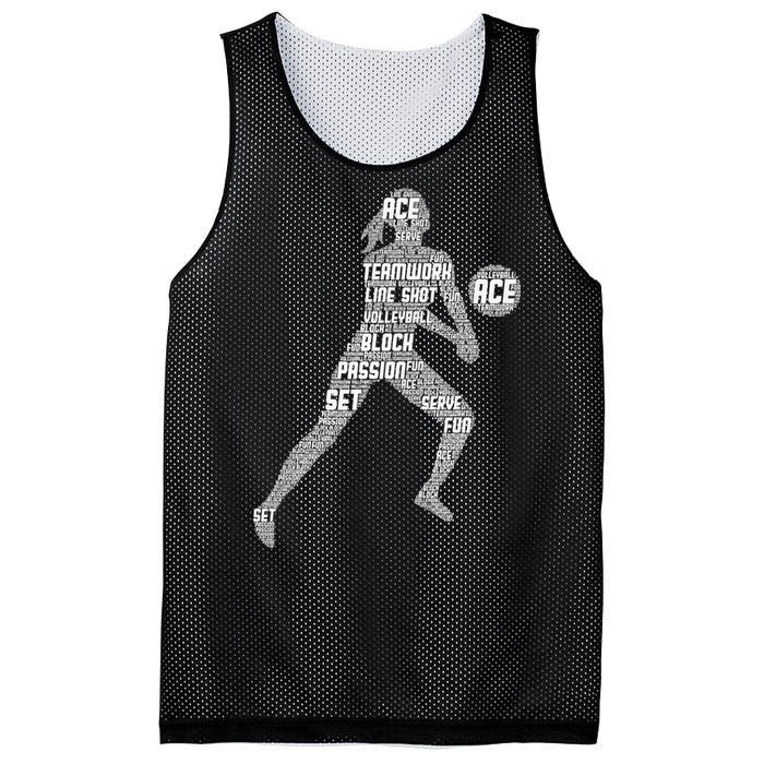 Volleyball For Teen Girls  Love Volleyball Mesh Reversible Basketball Jersey Tank