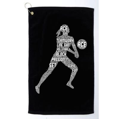Volleyball For Teen Girls  Love Volleyball Golf Towel