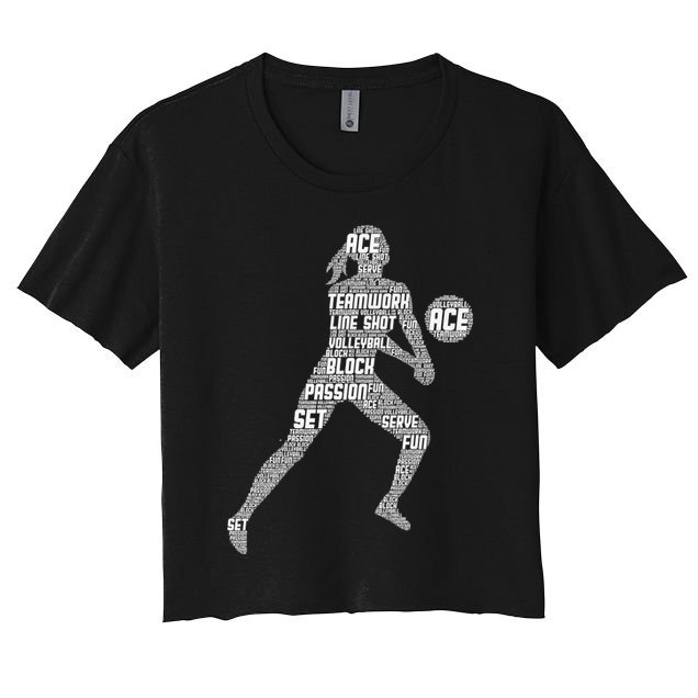 Volleyball For Teen Girls  Love Volleyball Crop Top