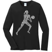 Volleyball For Teen Girls  Love Volleyball Ladies Long Sleeve Shirt