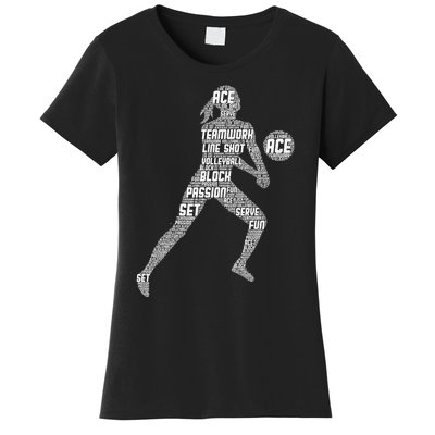 Volleyball For Teen Girls  Love Volleyball Women's T-Shirt