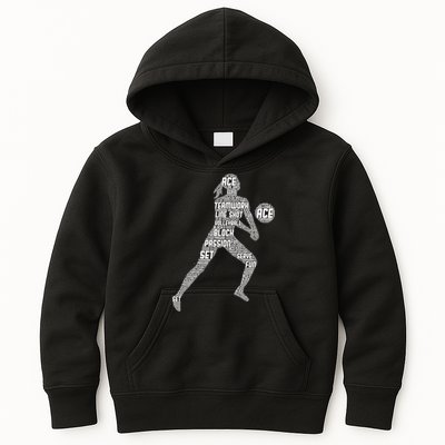 Volleyball For Teen Girls  Love Volleyball Kids Hoodie