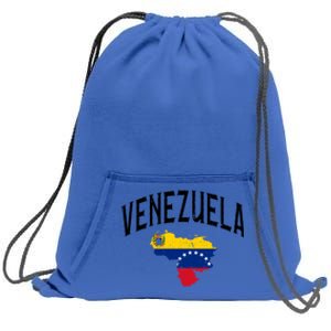 Venezuela Flag Throwback Sports Gift Sweatshirt Cinch Pack Bag