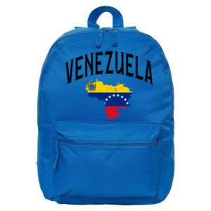 Venezuela Flag Throwback Sports Gift 16 in Basic Backpack