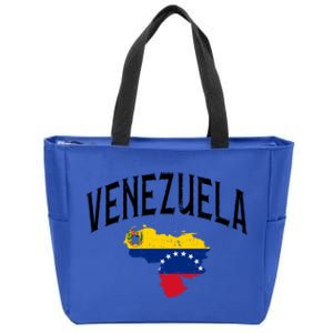 Venezuela Flag Throwback Sports Gift Zip Tote Bag