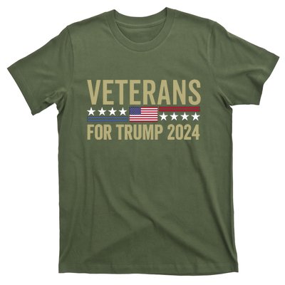 Veterans For Trump 2024 T-Shirt