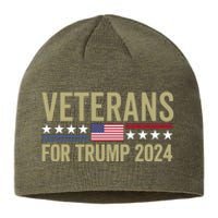 Veterans For Trump 2024 Sustainable Beanie