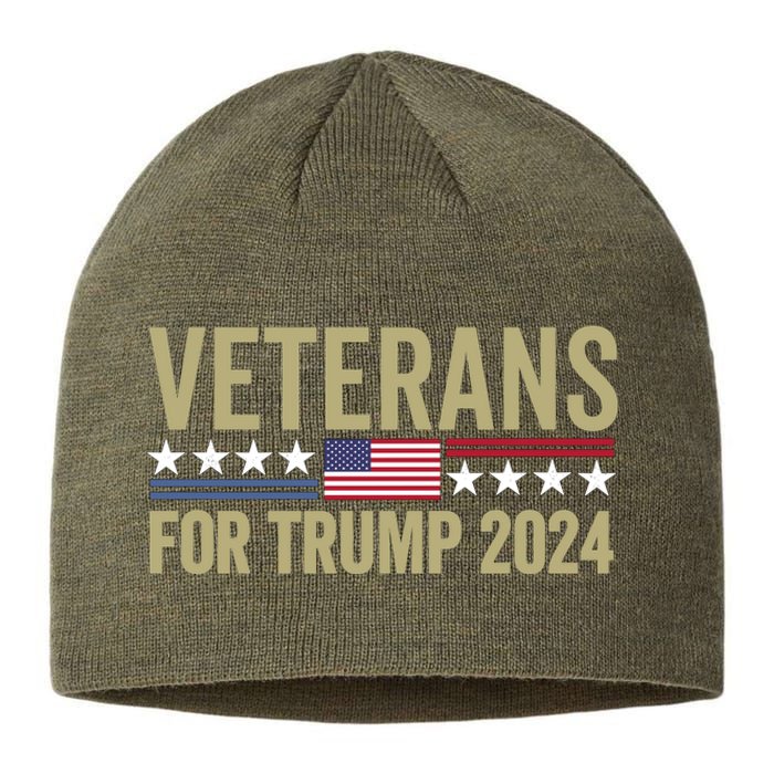 Veterans For Trump 2024 Sustainable Beanie