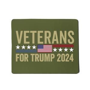 Veterans For Trump 2024 Mousepad