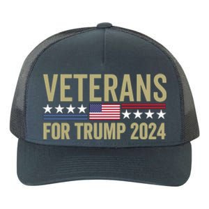 Veterans For Trump 2024 Yupoong Adult 5-Panel Trucker Hat