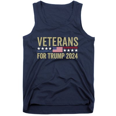 Veterans For Trump 2024 Tank Top