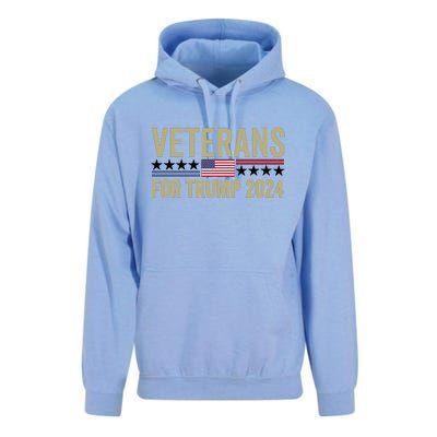 Veterans For Trump 2024 Unisex Surf Hoodie