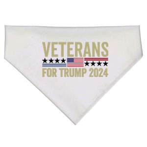 Veterans For Trump 2024 USA-Made Doggie Bandana