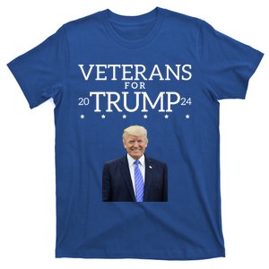 Veterans For Trump 2024 Conservative Republican Trump 2024 Gift T-Shirt