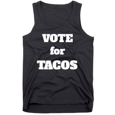 Vote For Tacos Tank Top