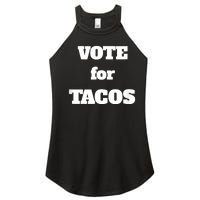 Vote For Tacos Women's Perfect Tri Rocker Tank