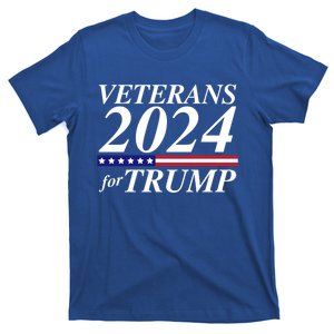 Veterans For Trump 2024 Conservative Republican Trump 2024 Gift T-Shirt