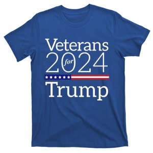 Veterans For Trump 2024 Conservative Republican Trump 2024 Gift T-Shirt