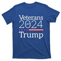 Veterans For Trump 2024 Conservative Republican Trump 2024 Gift T-Shirt