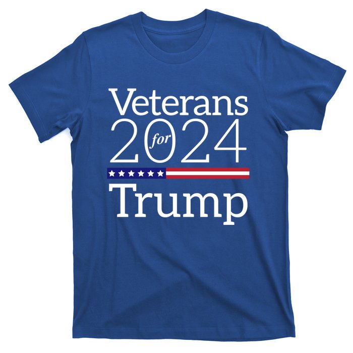 Veterans For Trump 2024 Conservative Republican Trump 2024 Gift T-Shirt