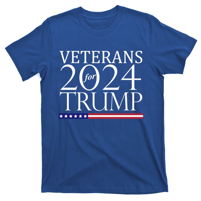 Veterans For Trump 2024 Conservative Republican Trump 2024 Gift T-Shirt