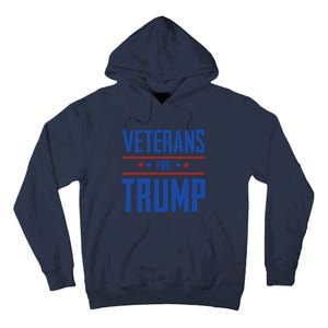 Veterans For Trump 2024 Tall Hoodie