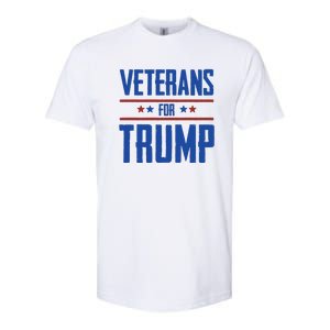 Veterans For Trump 2024 Softstyle CVC T-Shirt