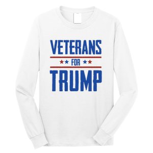 Veterans For Trump 2024 Long Sleeve Shirt