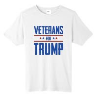 Veterans For Trump 2024 Tall Fusion ChromaSoft Performance T-Shirt