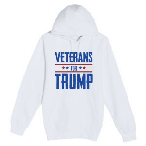 Veterans For Trump 2024 Premium Pullover Hoodie