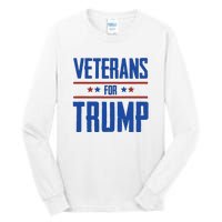 Veterans For Trump 2024 Tall Long Sleeve T-Shirt