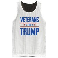 Veterans For Trump 2024 Mesh Reversible Basketball Jersey Tank