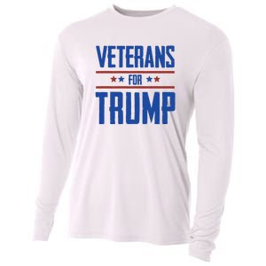 Veterans For Trump 2024 Cooling Performance Long Sleeve Crew