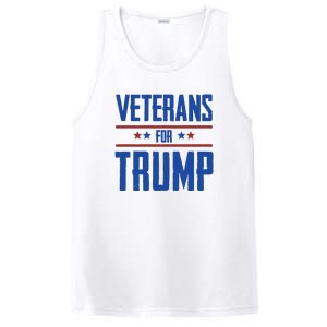 Veterans For Trump 2024 PosiCharge Competitor Tank