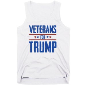 Veterans For Trump 2024 Tank Top