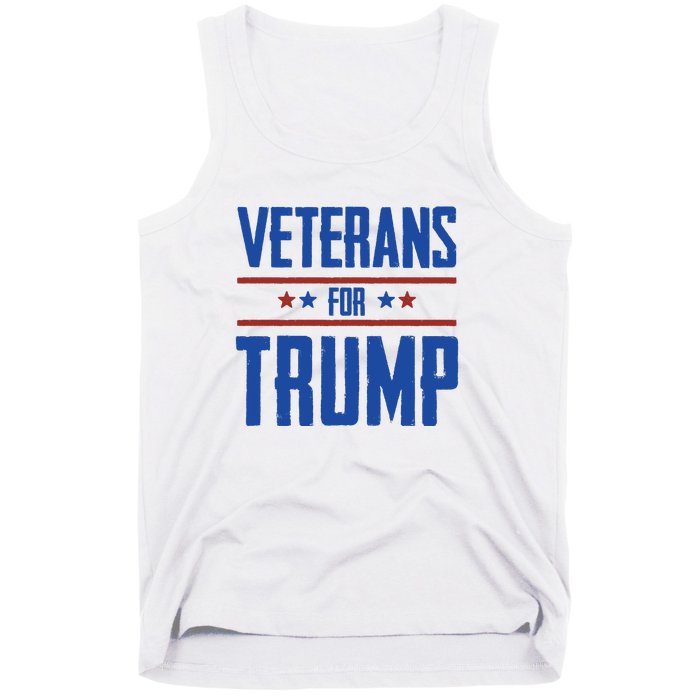 Veterans For Trump 2024 Tank Top