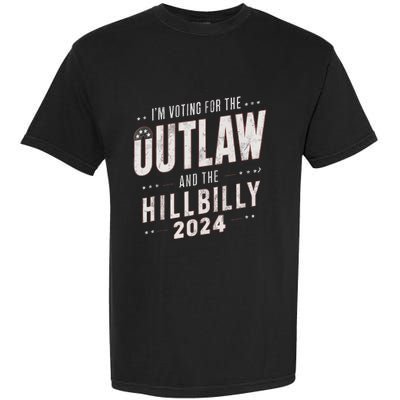 Voting For The Outlaw And The Hillbilly 2024 Garment-Dyed Heavyweight T-Shirt