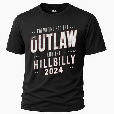 Voting For The Outlaw And The Hillbilly 2024 Cooling Performance Crew T-Shirt