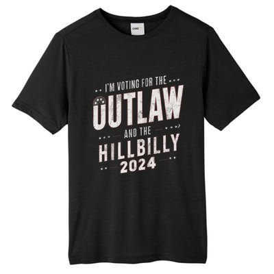 Voting For The Outlaw And The Hillbilly 2024 Tall Fusion ChromaSoft Performance T-Shirt