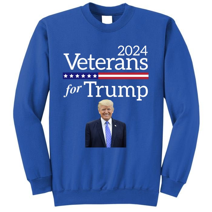 Veterans For Trump 2024 Conservative Republican Trump 2024 Cool Gift Sweatshirt