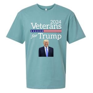 Veterans For Trump 2024 Conservative Republican Trump 2024 Cool Gift Sueded Cloud Jersey T-Shirt