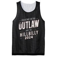 Voting For The Outlaw And The Hillbilly 2024 Mesh Reversible Basketball Jersey Tank