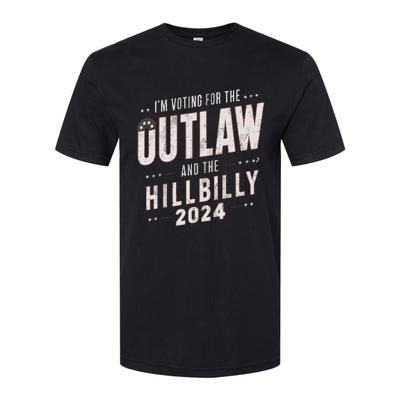 Voting For The Outlaw And The Hillbilly 2024 Softstyle® CVC T-Shirt