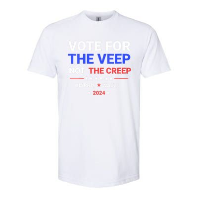 Vote For The Veep Not The Creep Harris Waltz 2024 Softstyle® CVC T-Shirt