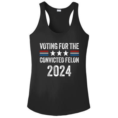 Voting For The Convicted Fellon 2024 Ladies PosiCharge Competitor Racerback Tank