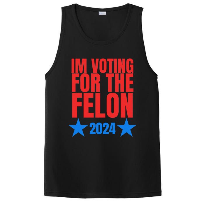 Voting For The Felon Trump 2024 Political PosiCharge Competitor Tank